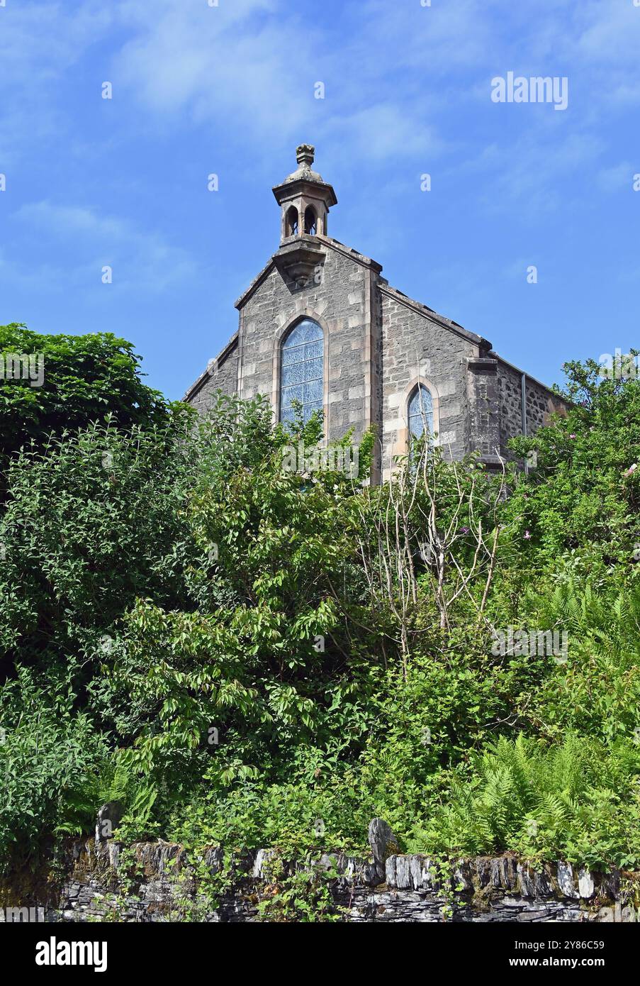 Kilbrandon Church, Seil Island, Argyll and Bute, Scozia, Regno Unito, Europa. Foto Stock