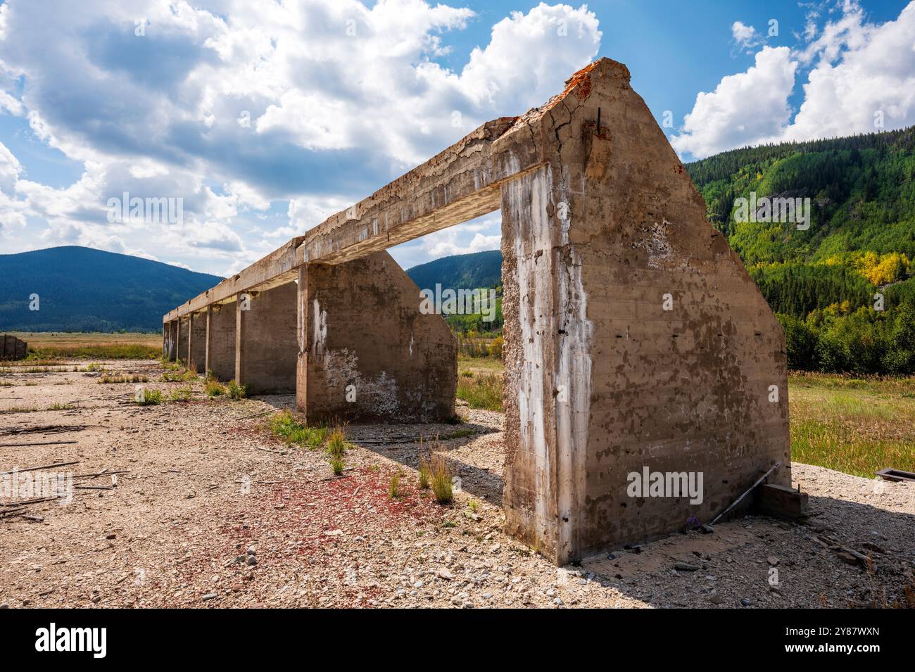 Camp Hale - Continental divide National Monument; Leadville; Colorado; Stati Uniti Foto Stock