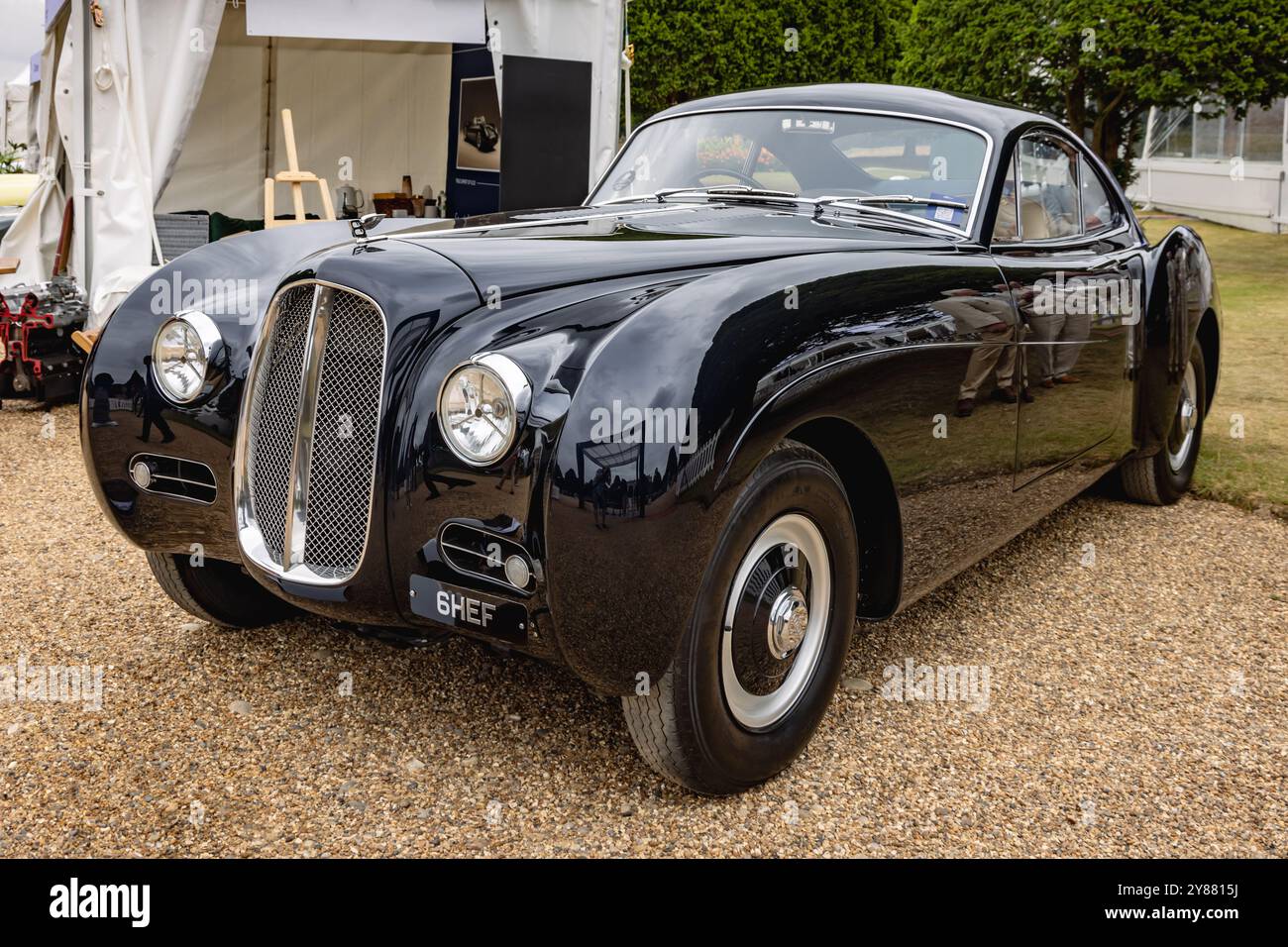 1955 Bentley Continental la Sarthe, di proprietà di James Martin - Chef, collezionista di auto e pilota da corsa. Concours of Elegance 2024, Hampton Court Palace. Foto Stock