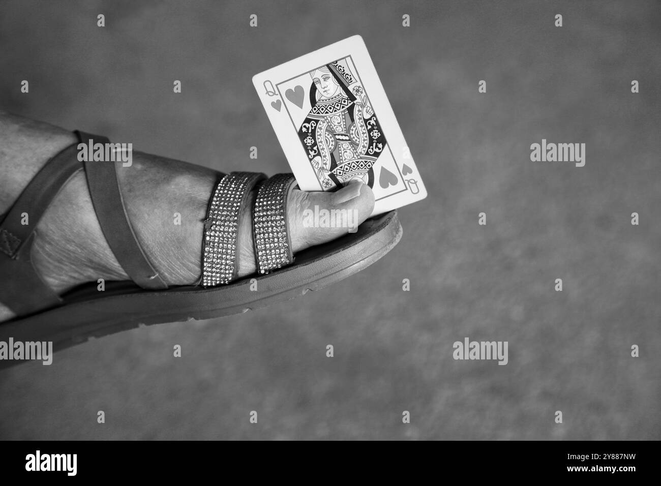 La Regina di Cuori Foto Stock