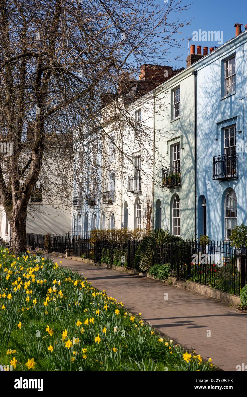Case vittoriane su London Place, Oxford Foto Stock