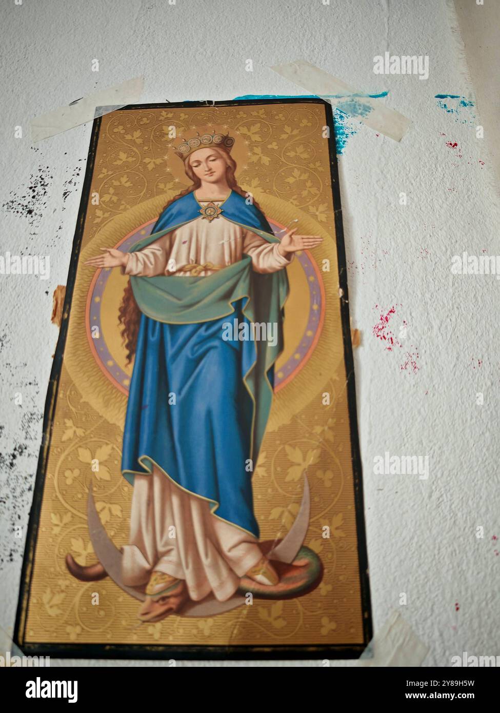 Nel cristianesimo, la madre di Dio Maria è venerata la devozione di maria è comune nel cristianesimo Foto Stock