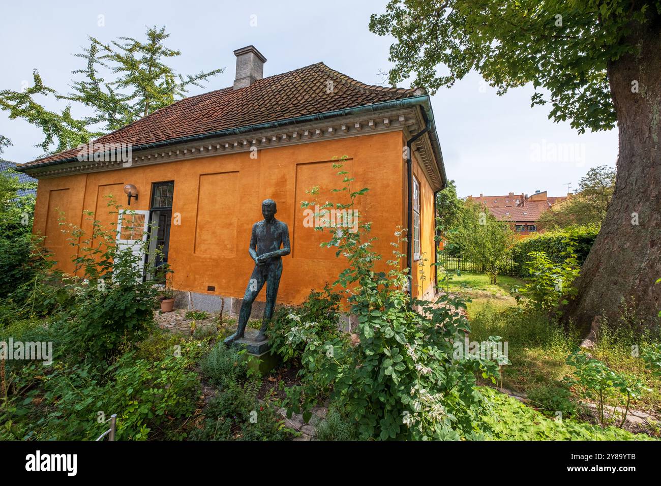 Un piccolo caffè al Museo medico di Copenaghen, Danimarca Foto Stock