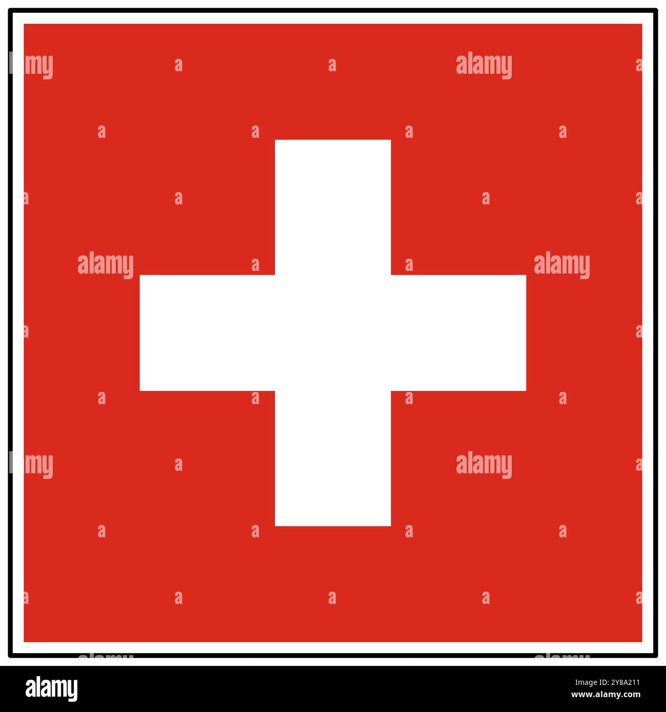 Logo della nazionale svizzera di calcio Foto Stock