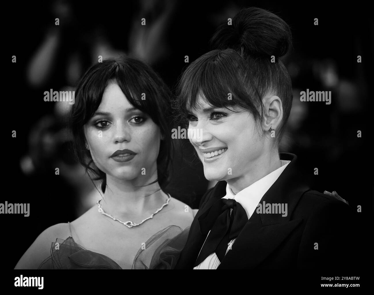 Jenna Ortega, Winona Ryder Foto Stock