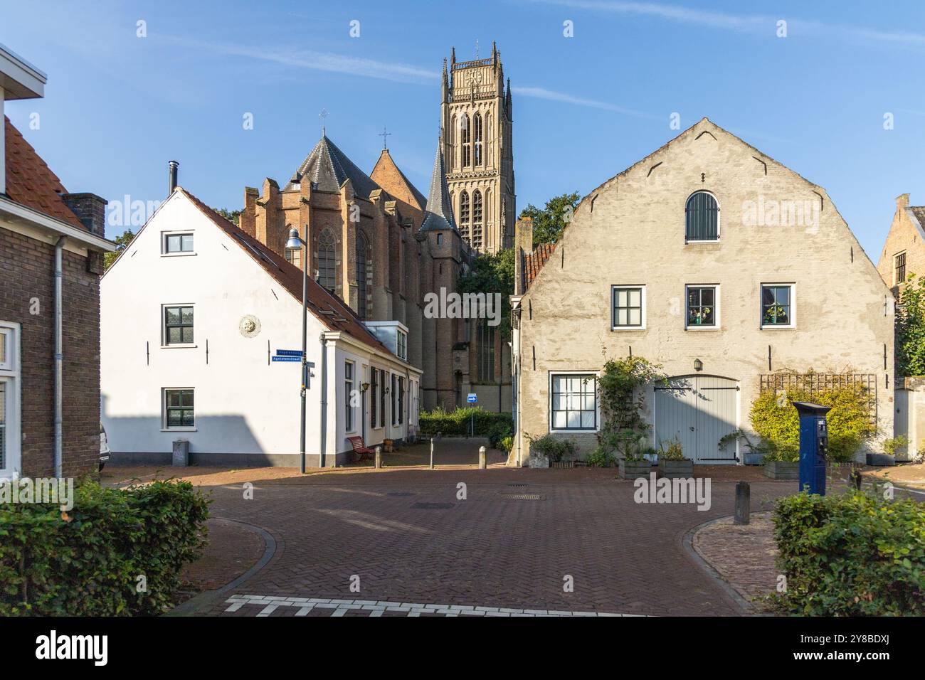La chiesa di San Martino di Zaltbommel è uno degli esempi meglio conservati di stile architettonico tardo gotico renano inferiore. Foto Stock