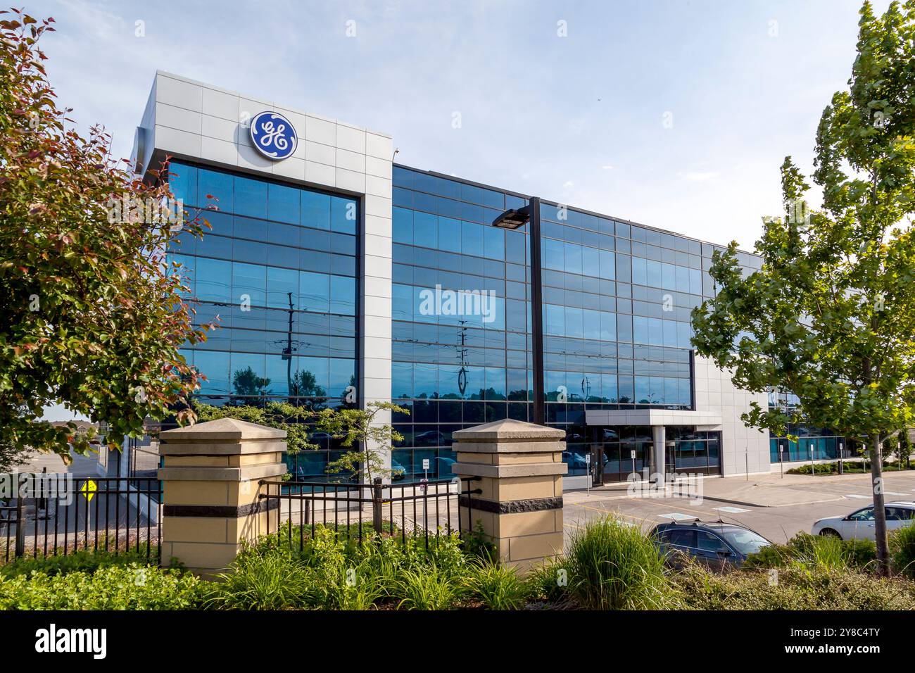 GE Grid IQ Global Innovation Centre a Markham, Ontario, Canada. Foto Stock