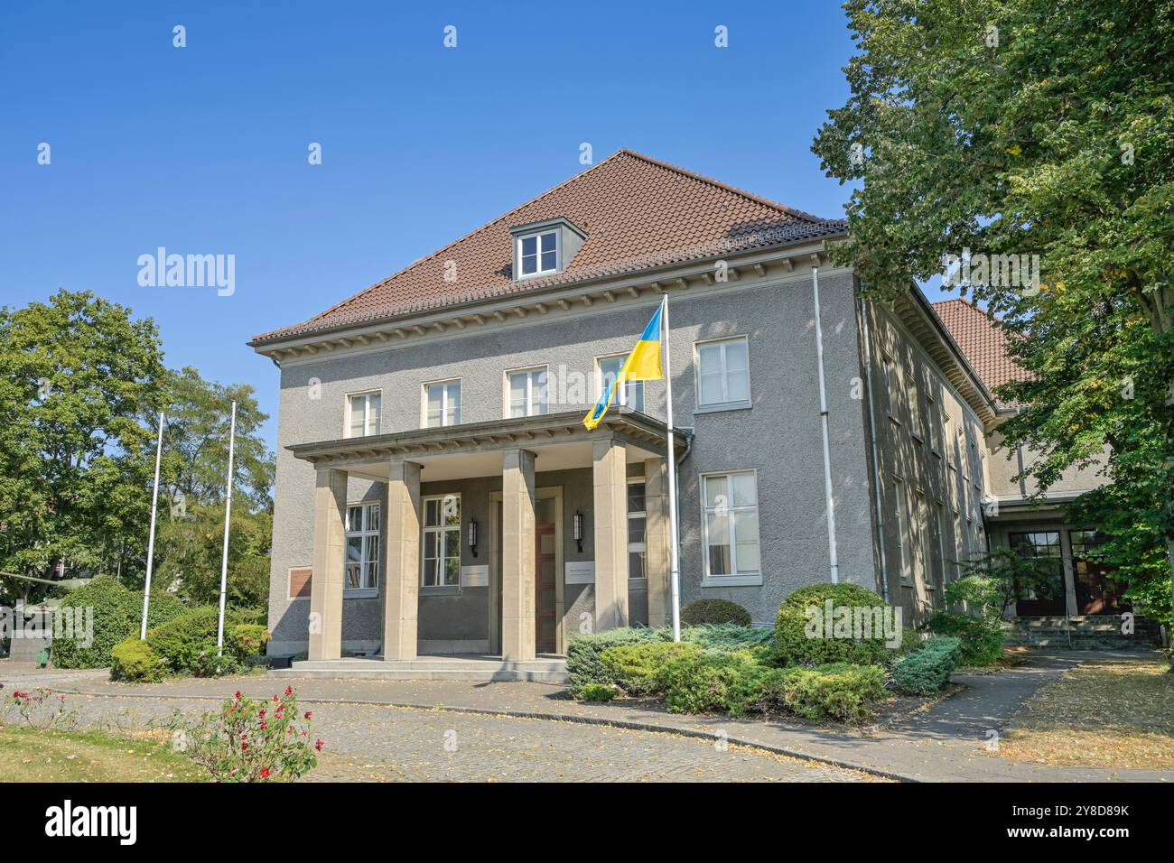 Museo Berlin-Karlshorst: ORT der Kapitulation mai 1945, Zwieseler Straße, Karlshorst, Lichtenberg, Berlino, Germania Foto Stock