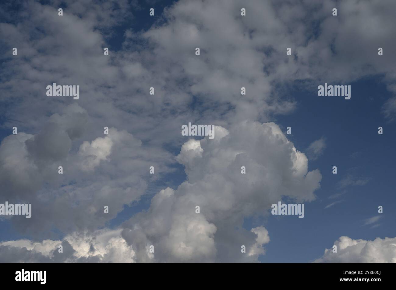 Cluster cloud, (Cumulus), Baviera, Germania, Europa Foto Stock