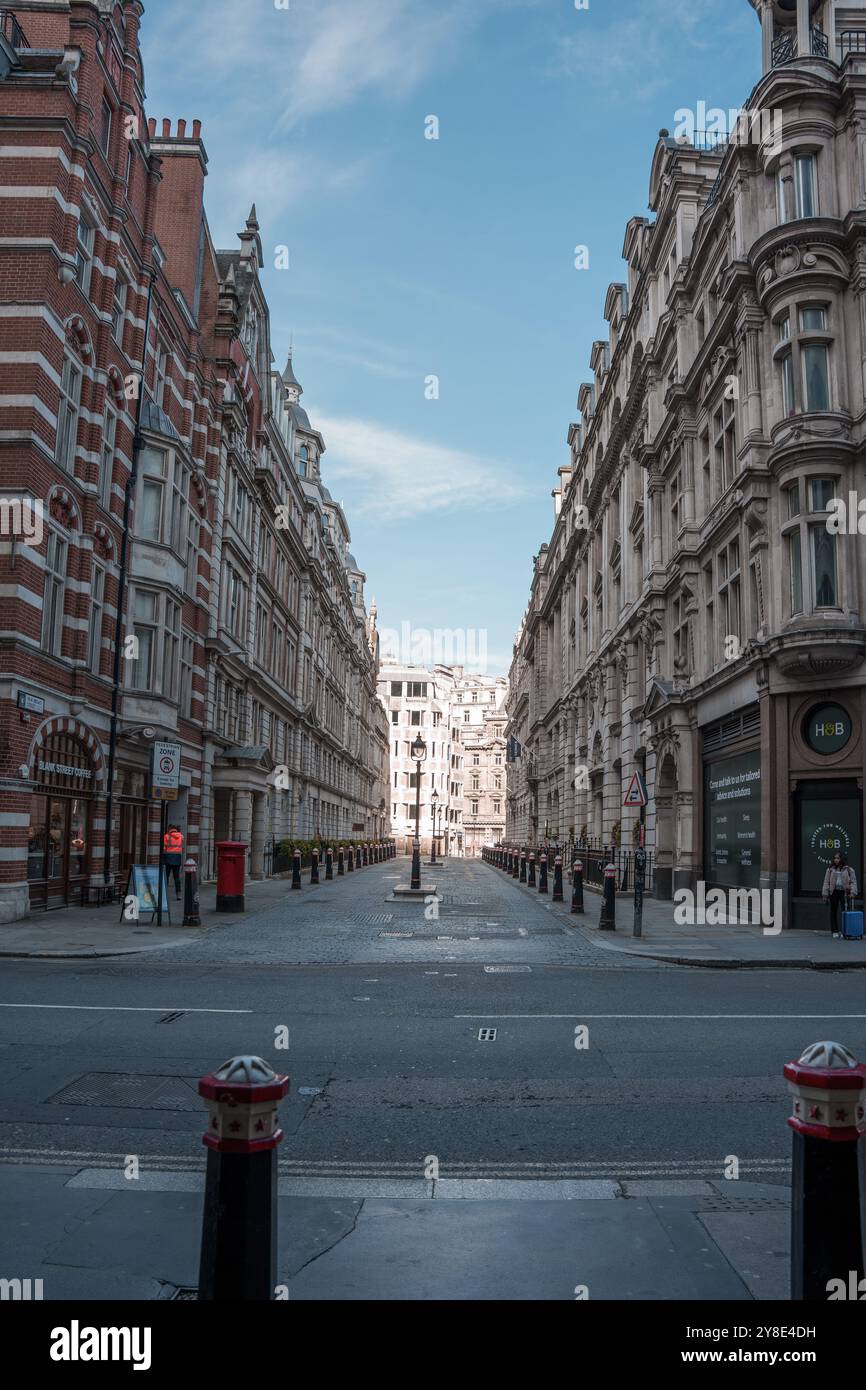 Stazione di Londra paddington e città di Londra, Leadenhall Market dettagli architettonici Foto Stock