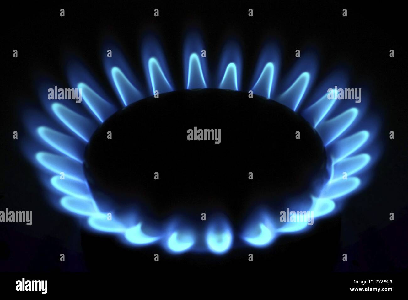 Fiamma del gas Foto Stock