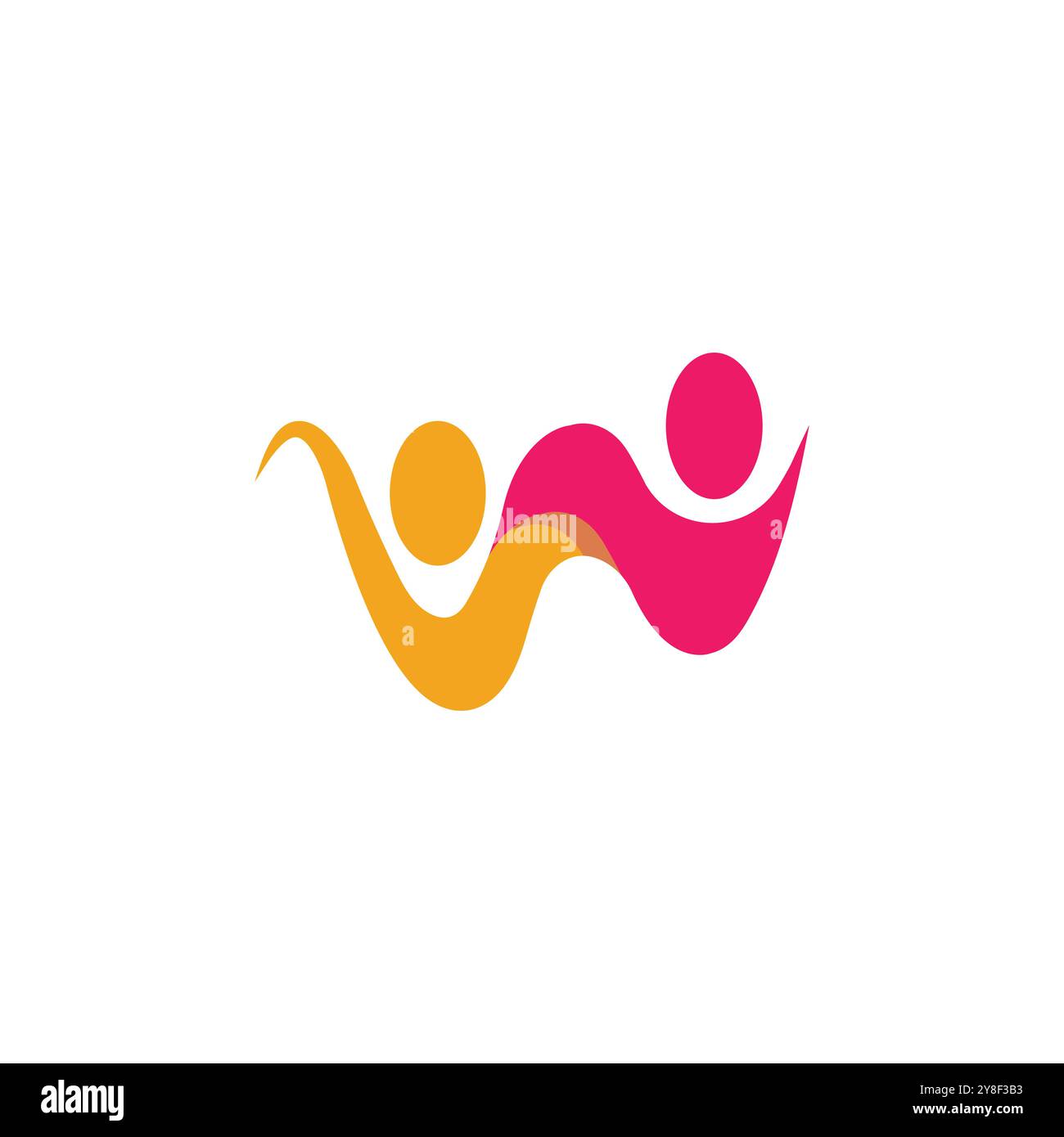 Comunità, rete e icona sociale del modello di progettazione Illustrazione Vettoriale