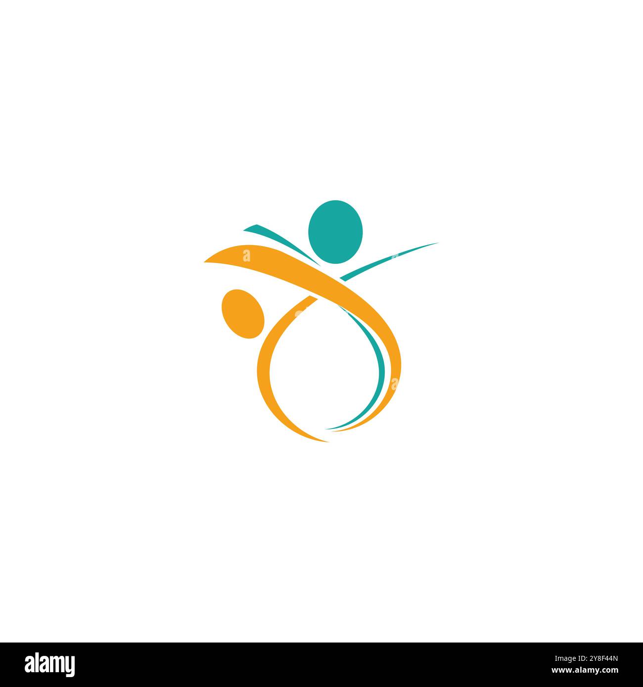 Comunità, rete e icona sociale del modello di progettazione Illustrazione Vettoriale