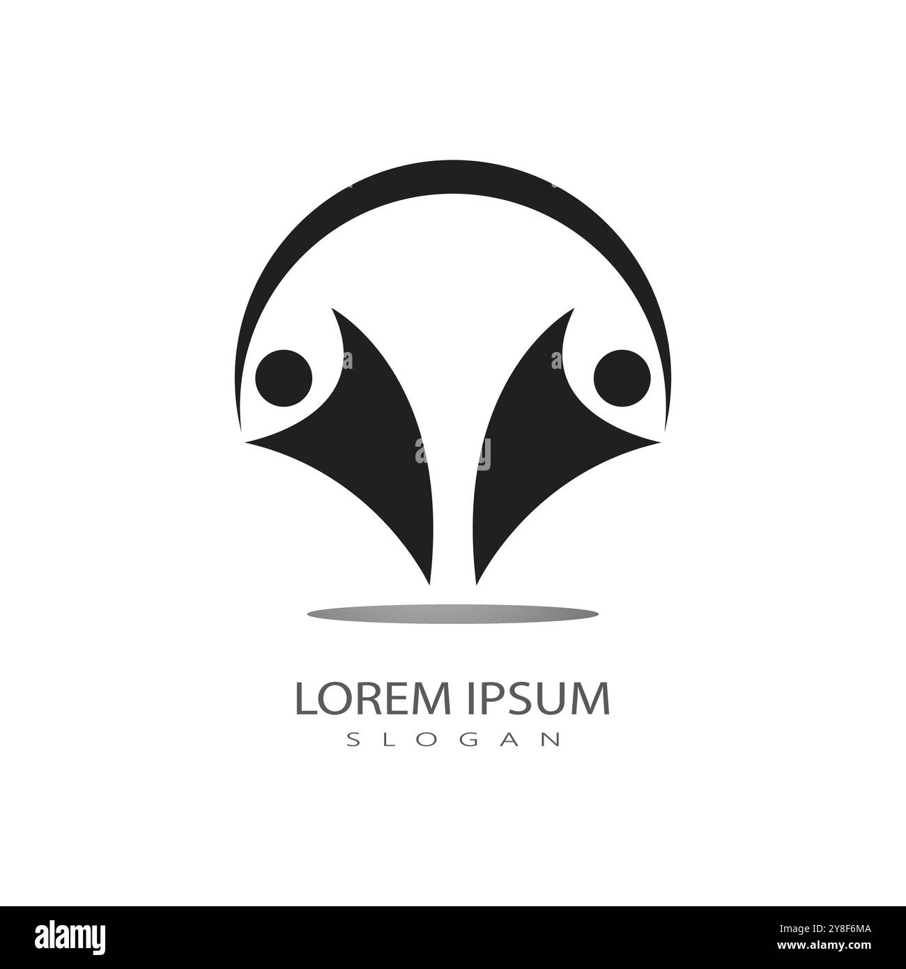 Icona di persone del gruppo di lavoro illustrazione vettoriale design Illustrazione Vettoriale