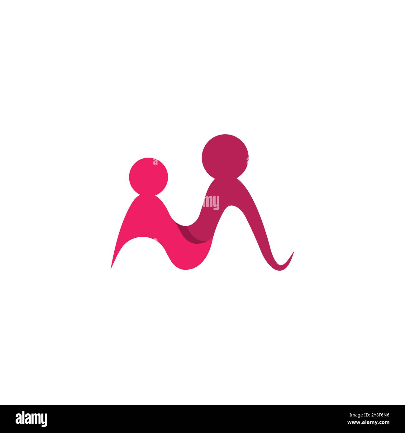 Comunità, rete e icona sociale del modello di progettazione Illustrazione Vettoriale