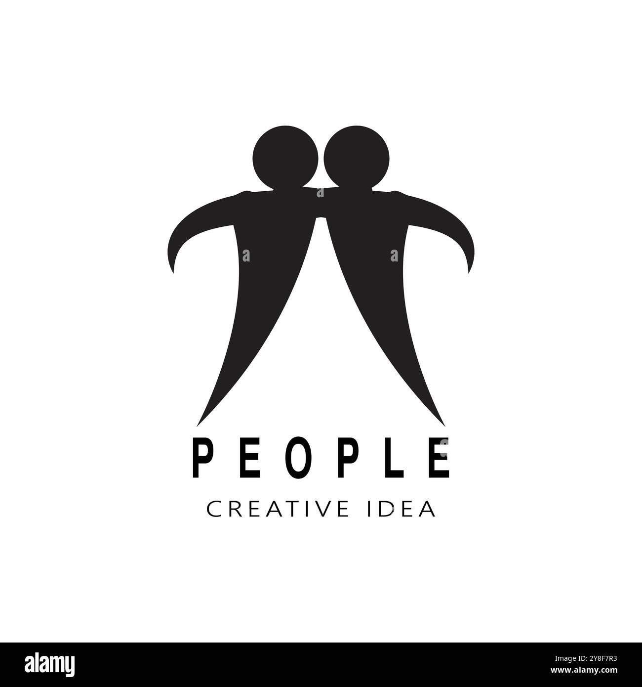 Icona di persone del gruppo di lavoro illustrazione vettoriale design Illustrazione Vettoriale