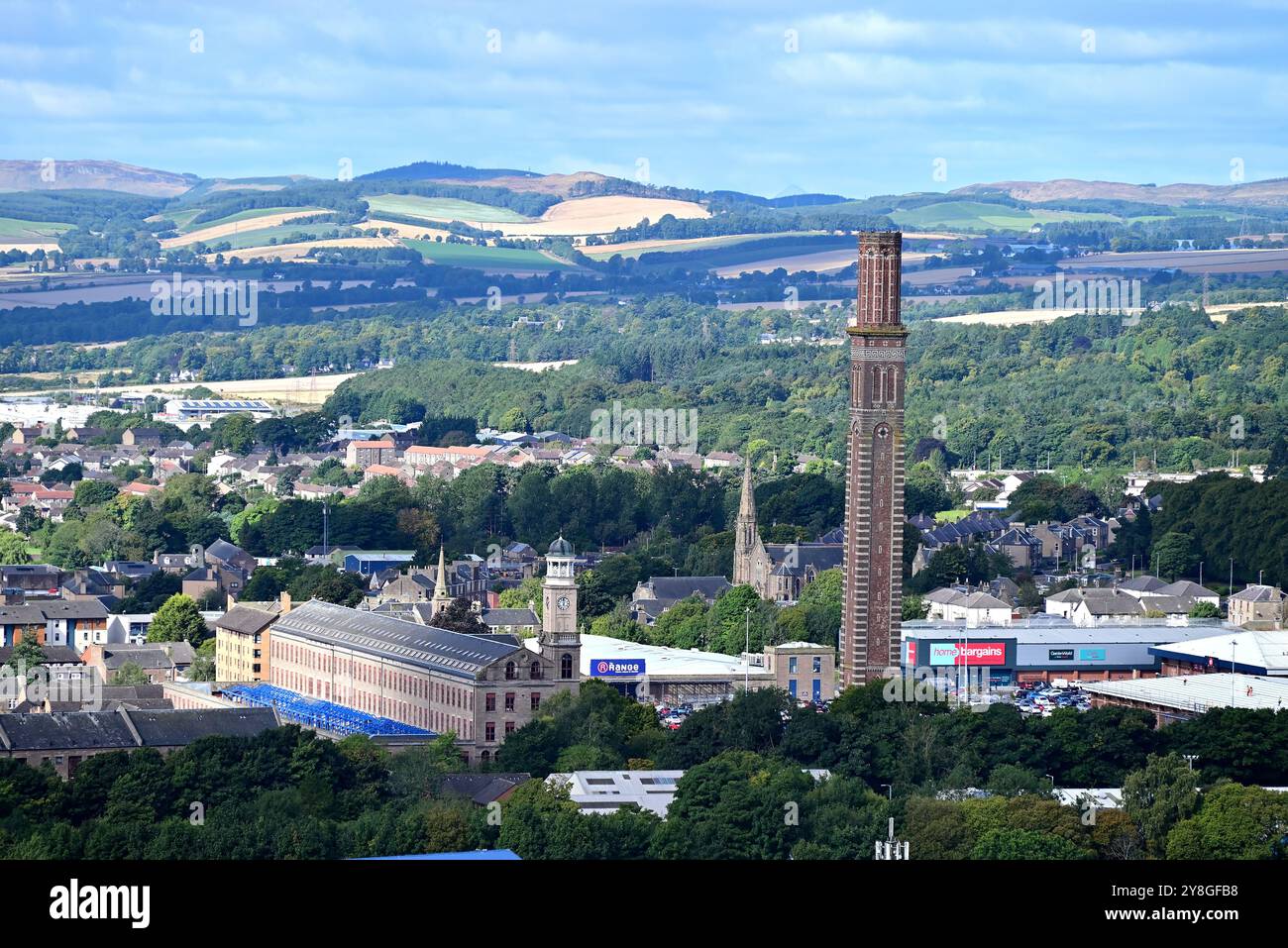 In giro per il Regno Unito - Camperdown Works, Dundee Foto Stock