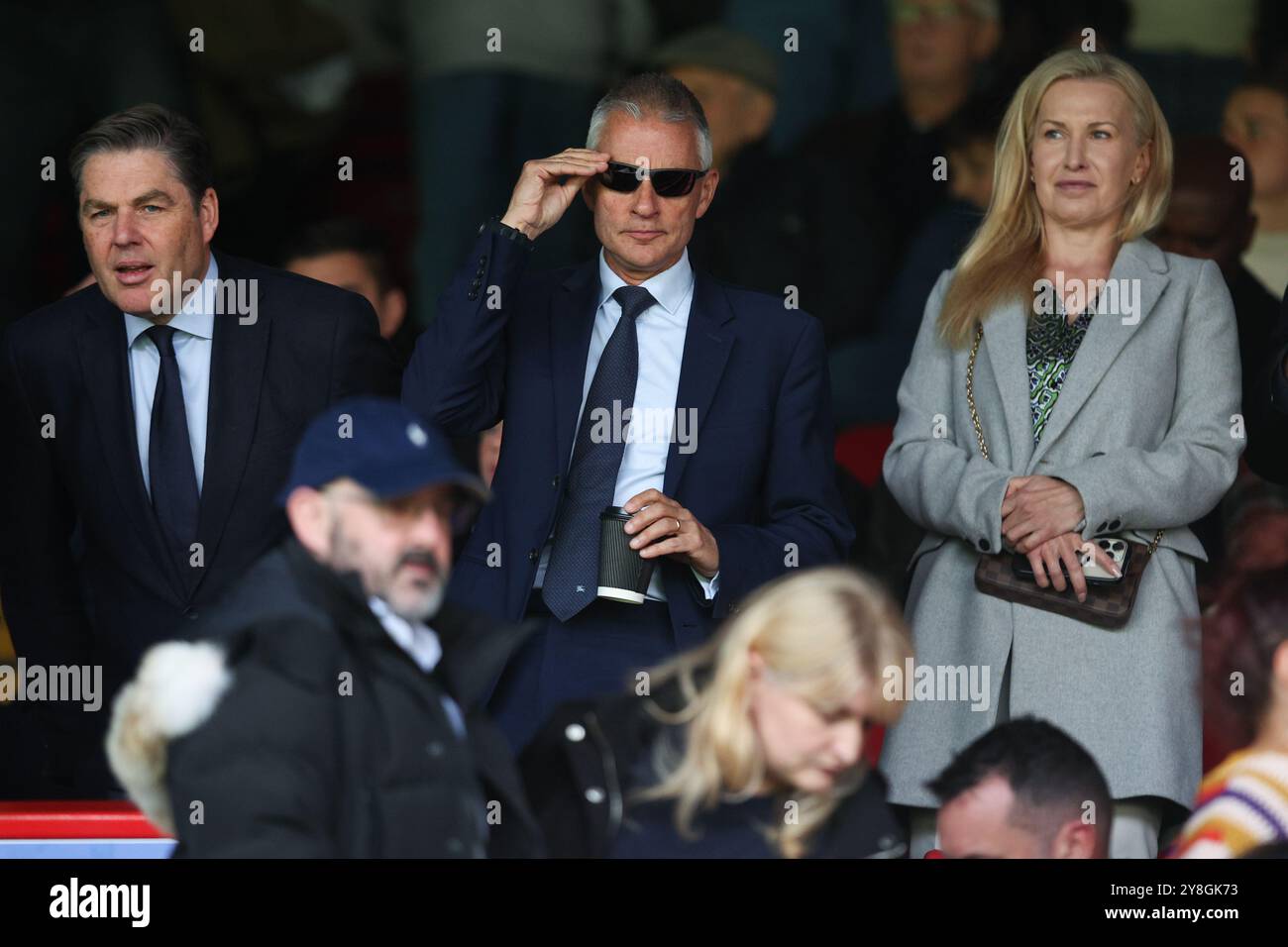 LONDRA, Regno Unito - 5 ottobre 2024: Tim DAVIE, Direttore generale della BBC, si vede in tribuna davanti alla partita di Premier League tra Crystal Palace FC e Liverpool FC al Selhurst Park (credito: Craig Mercer/ Alamy Live News) Foto Stock