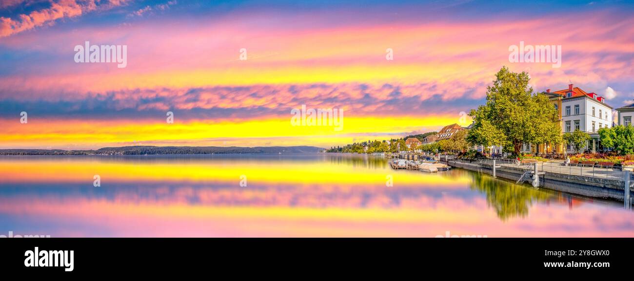 Ueberlingen, Lago di Costanza, Germania Foto Stock