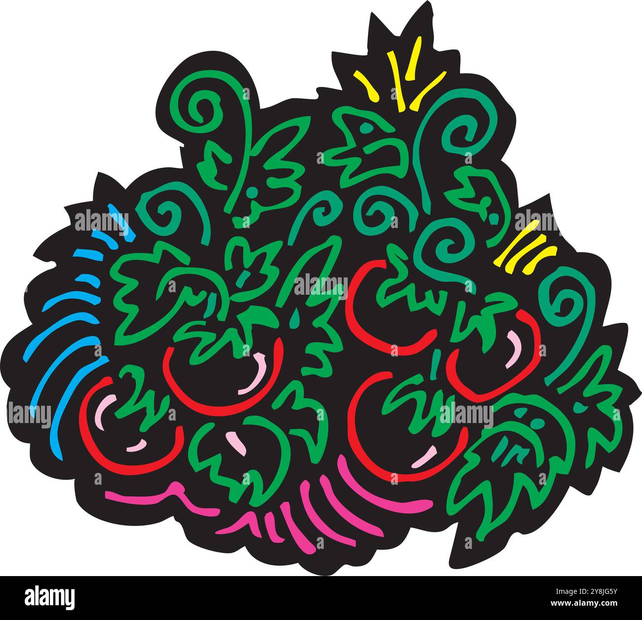 Fasi di crescita del pomodoro, ciclo di vita vegetale dell'agricoltura vettoriale e delle colture agricole. Illustrazione Vettoriale