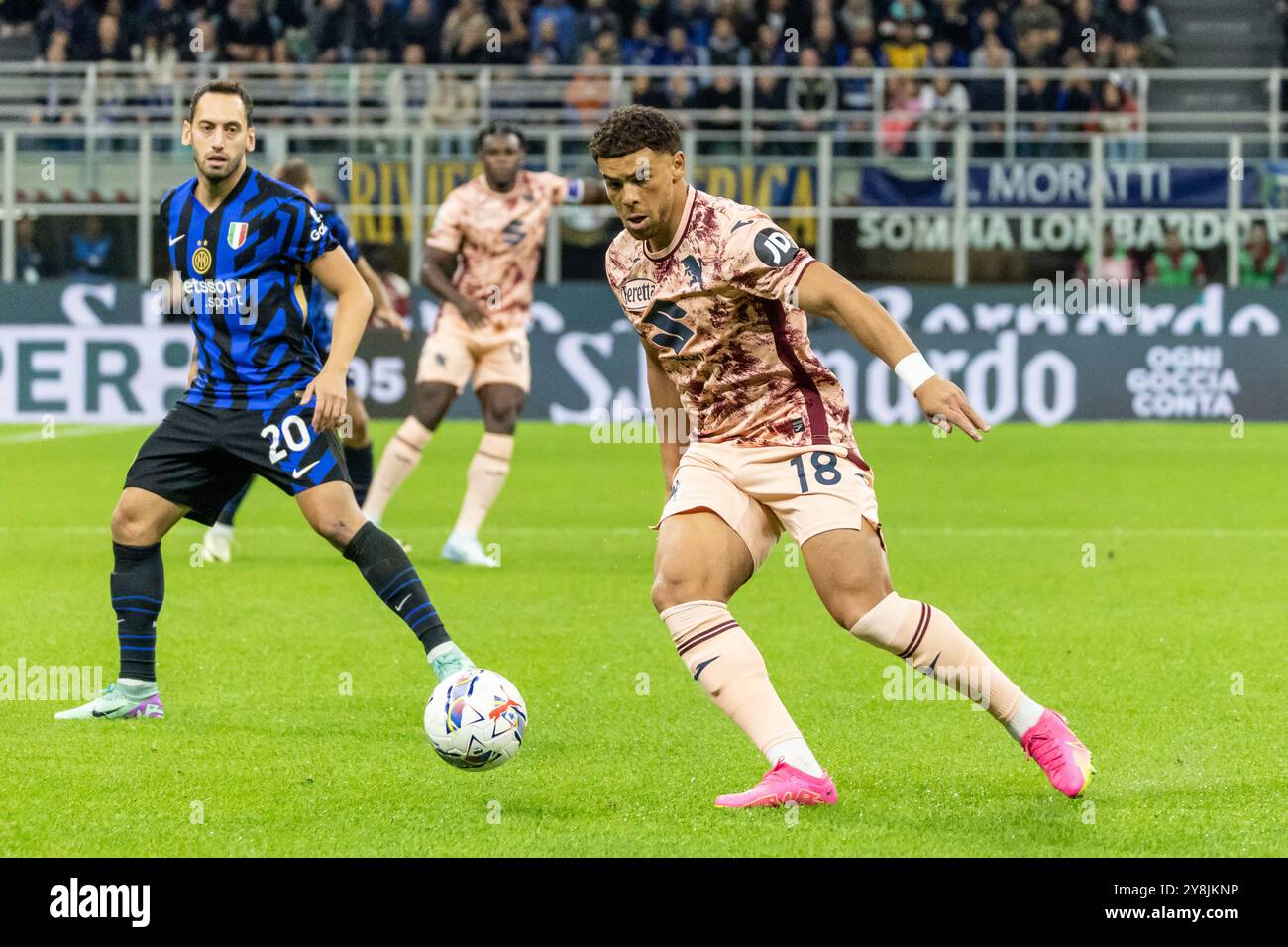 Milano, Italia - 5 ottobre 2024 - Inter vs Torino serie A - adams torino fc crediti: Kines Milano/Alamy Live News Foto Stock