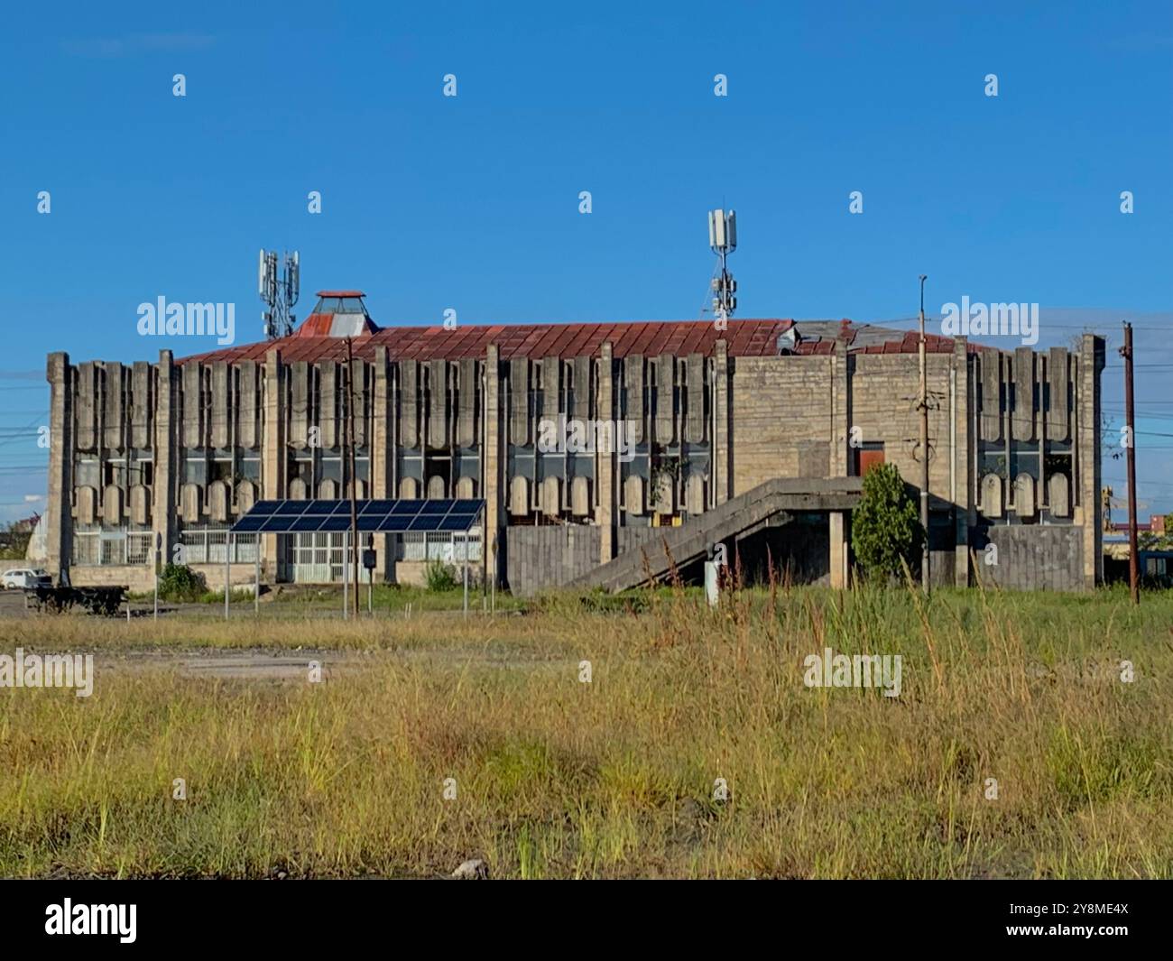 Fabbrica abbandonata, paese della georgia Foto Stock