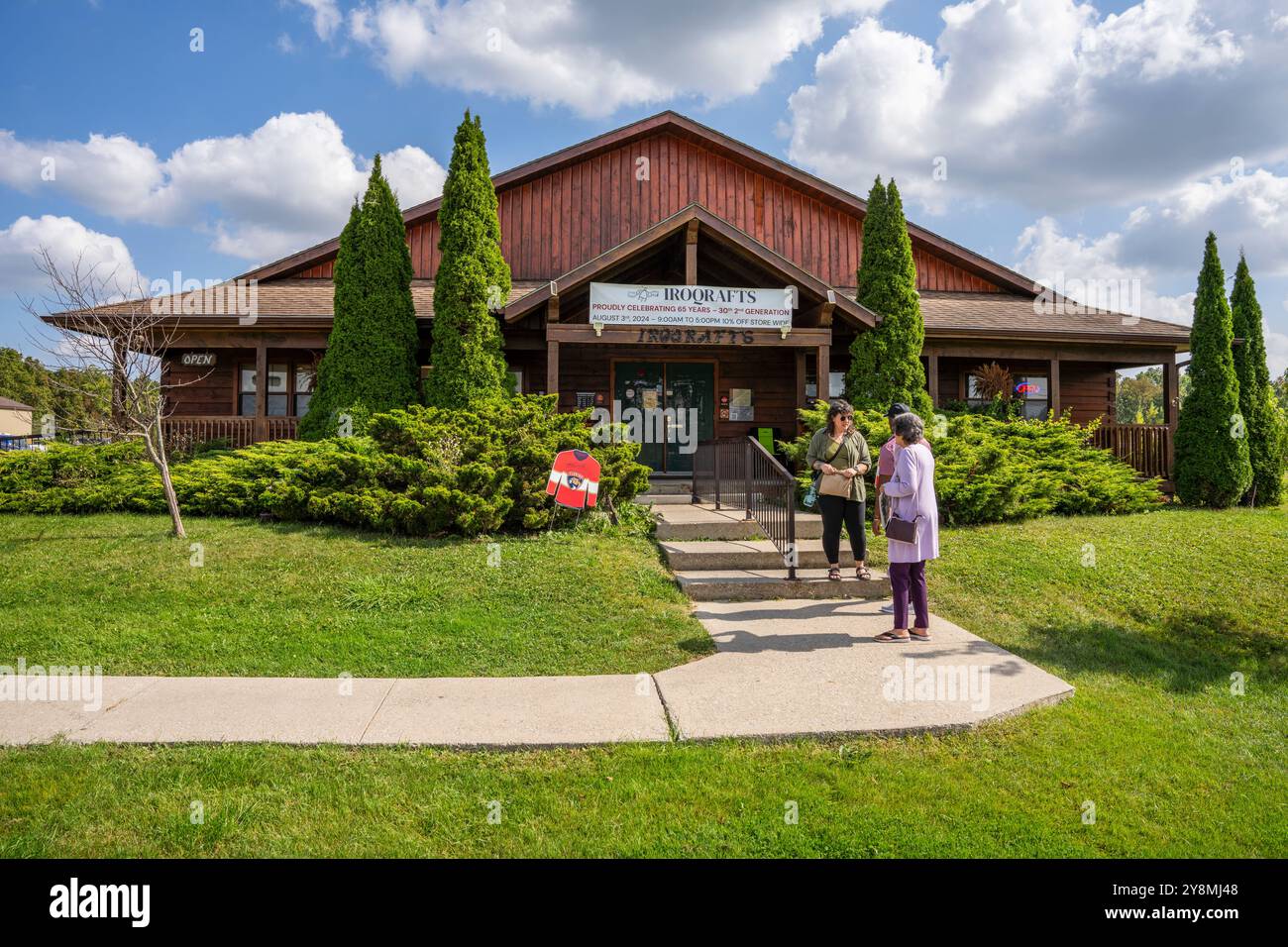 Negozio di arte e artigianato Iroqrafts Six Nations, Ohsweken, Ontario Foto Stock