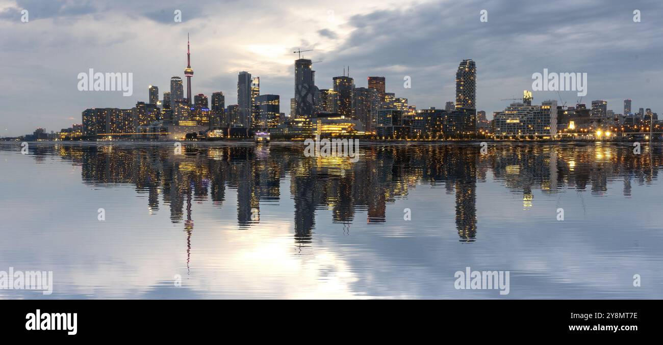 Toronto Downtown City skyline Ontario Canada Urban Foto Stock