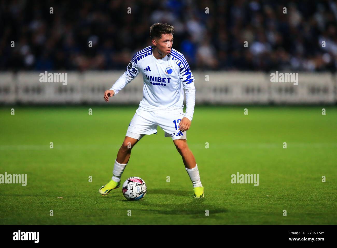 Herfolge, Danimarca. 26 settembre 2024. Rodrigo Huescas (13) dell'FC Copenhagen visto durante l'Oddset Pokal match tra HB Koge e FC Copenhagen all'Herfolge Stadion di Herfolge. Foto Stock