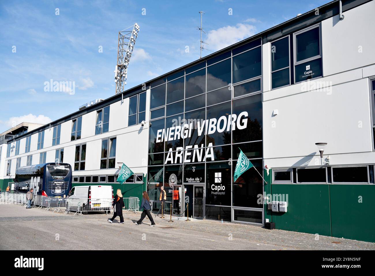 Viborg, Danimarca. 6 ottobre 2024. La partita di Super League tra Viborg FF e AGF all'Energi Viborg Arena, domenica 6 ottobre 2024. (Foto: Henning Bagger/Ritzau Scanpix) credito: Ritzau/Alamy Live News Foto Stock