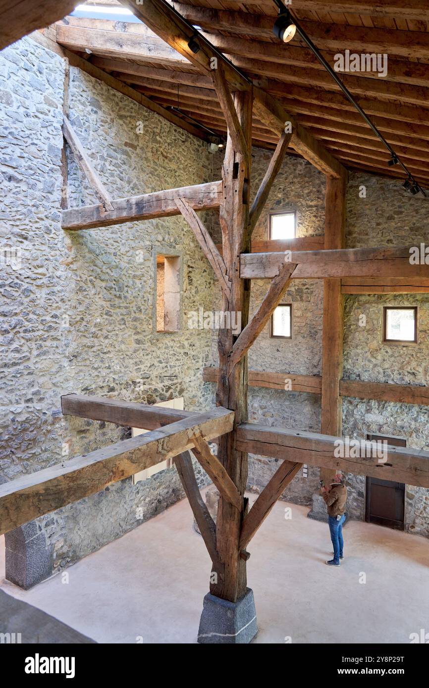 Caserio Zabalaga, Chillida Leku Museoa, Donostia, San Sebastian, Paesi Baschi, Spagna. Foto Stock