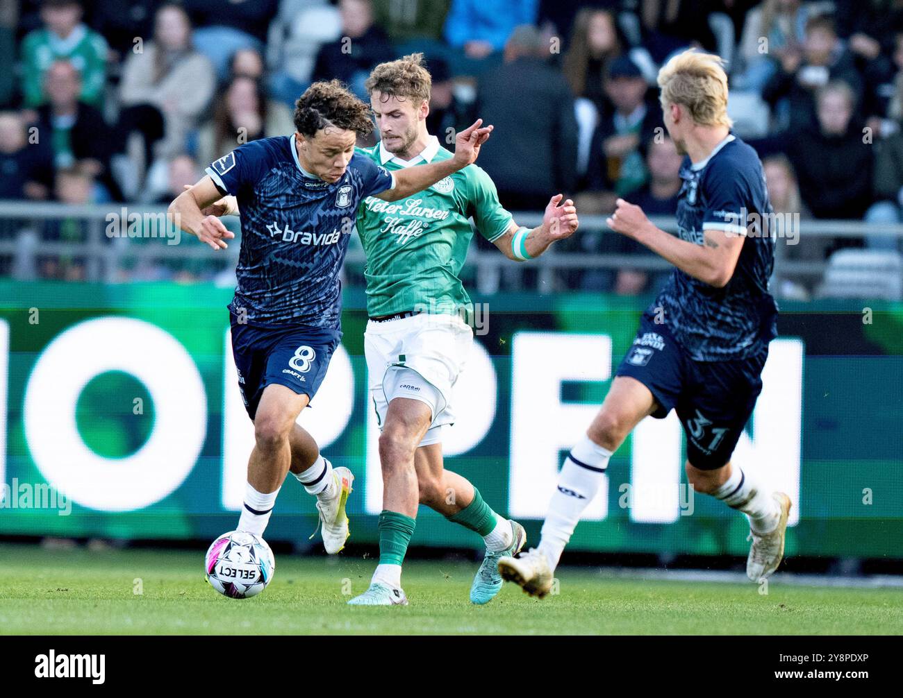 Viborg, Danimarca. 6 ottobre 2024. Mikael Andersson dell'AGF nel match di Super League tra Viborg FF e AGF all'Energi Viborg Arena, domenica 6 ottobre 2024. (Foto: Henning Bagger/Ritzau Scanpix) credito: Ritzau/Alamy Live News Foto Stock