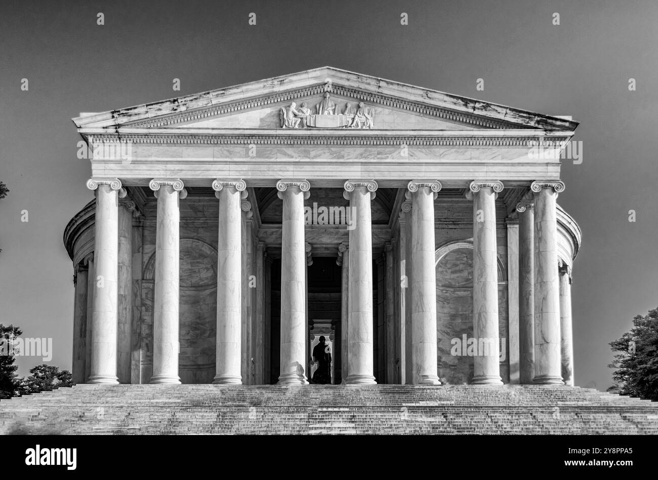 L'iconico Jefferson Memorial a Washington DC, USA Foto Stock