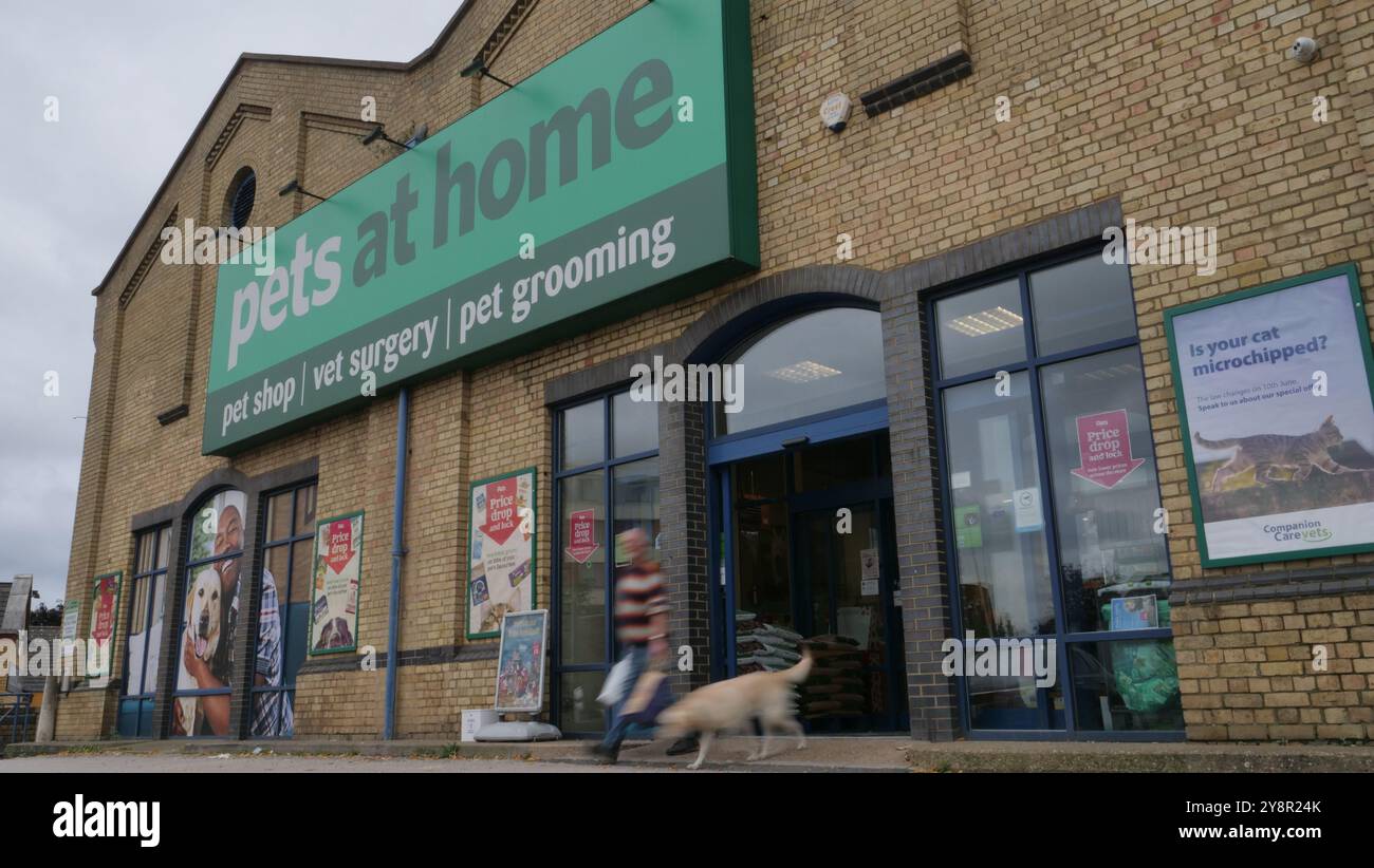 Negozio The Pets at Home a Peterborough, Regno Unito Foto Stock
