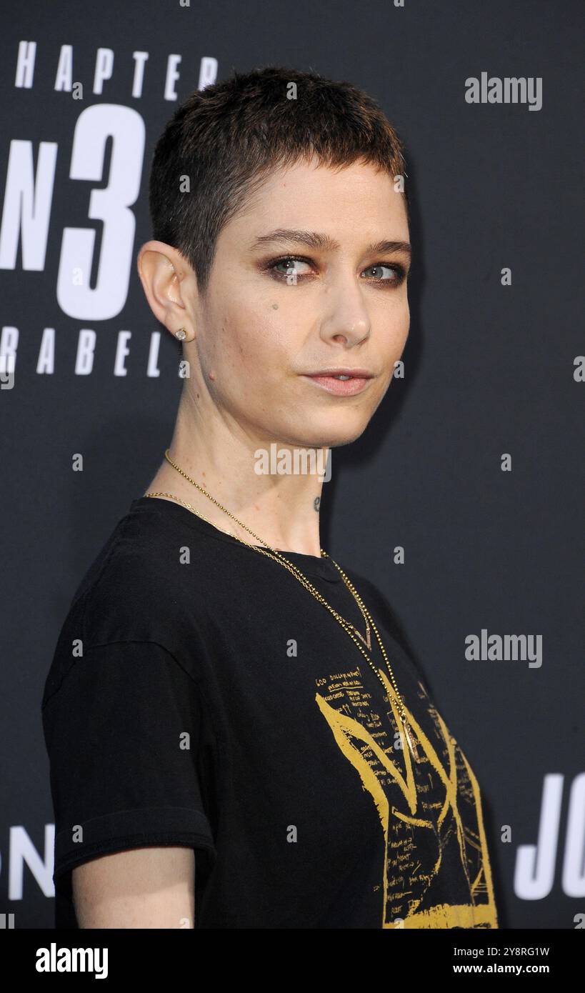 Asia Kate Dillon presso il Los Angeles premiere di 'John stoppino: Capitolo 3 - Parabellum" tenutasi presso la leva TCL Chinese Theatre di Hollywood, Stati Uniti d'America il 15 maggio 2019. Foto Stock