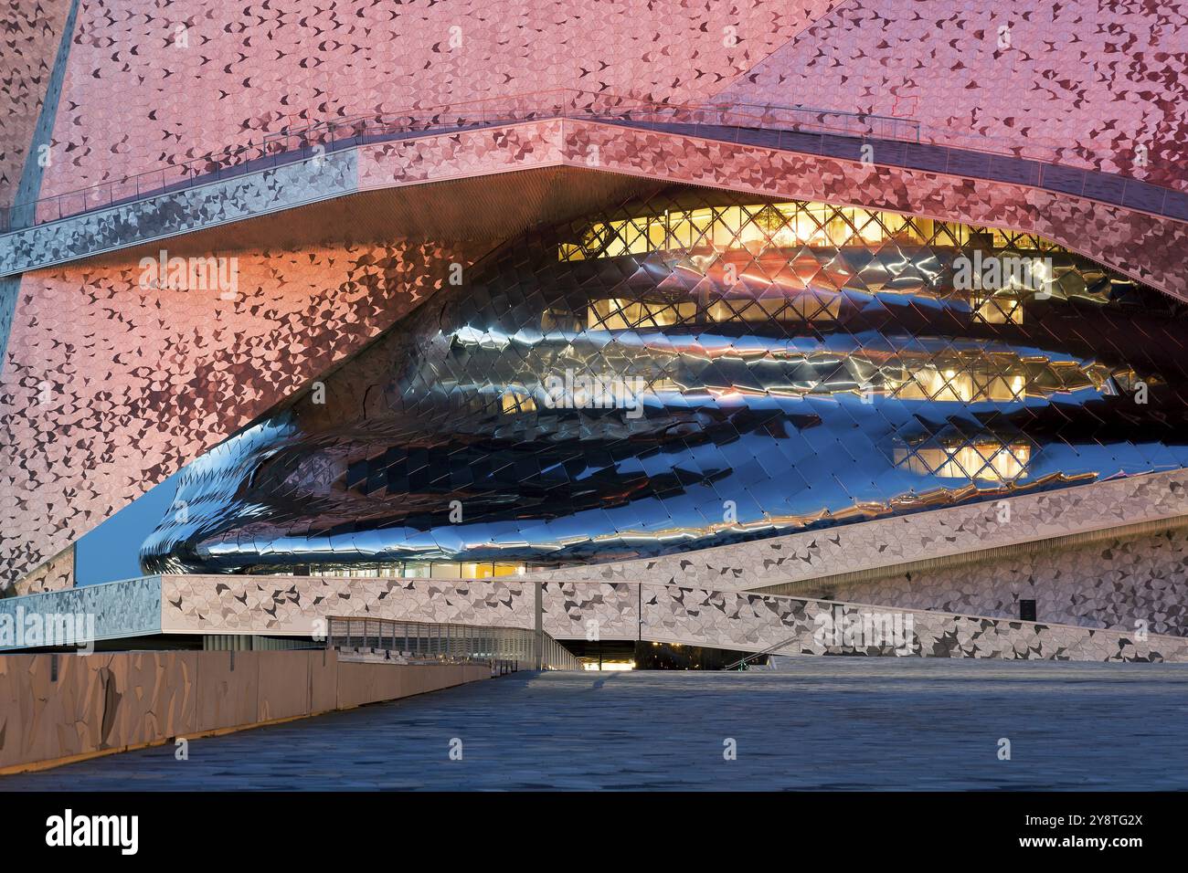 Philharmonie de Paris, Cité de la musique, Parigi, Ile-de-france, Francia, Europa Foto Stock