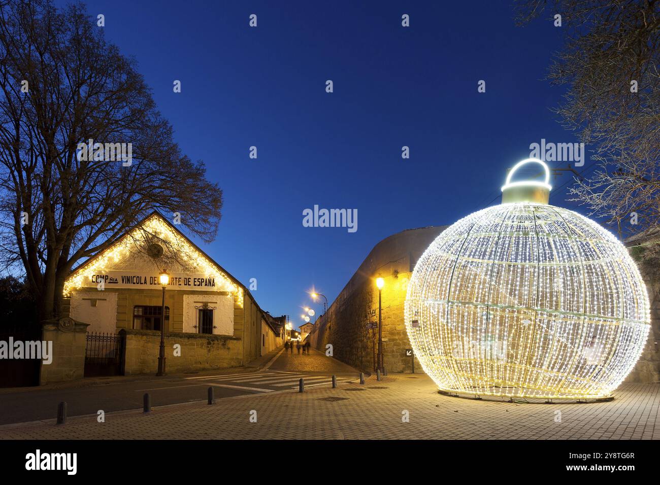 Quartiere della stazione, Haro, la Rioja, Spagna, Europa Foto Stock