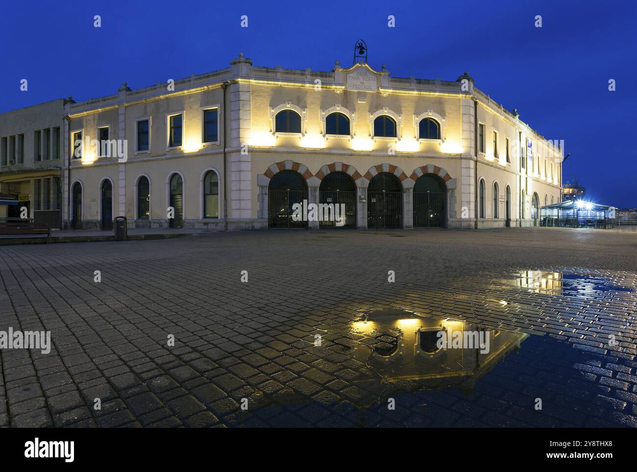 Porto di Santurtzi, Bizkaia, Paesi Baschi, Spagna, Europa Foto Stock