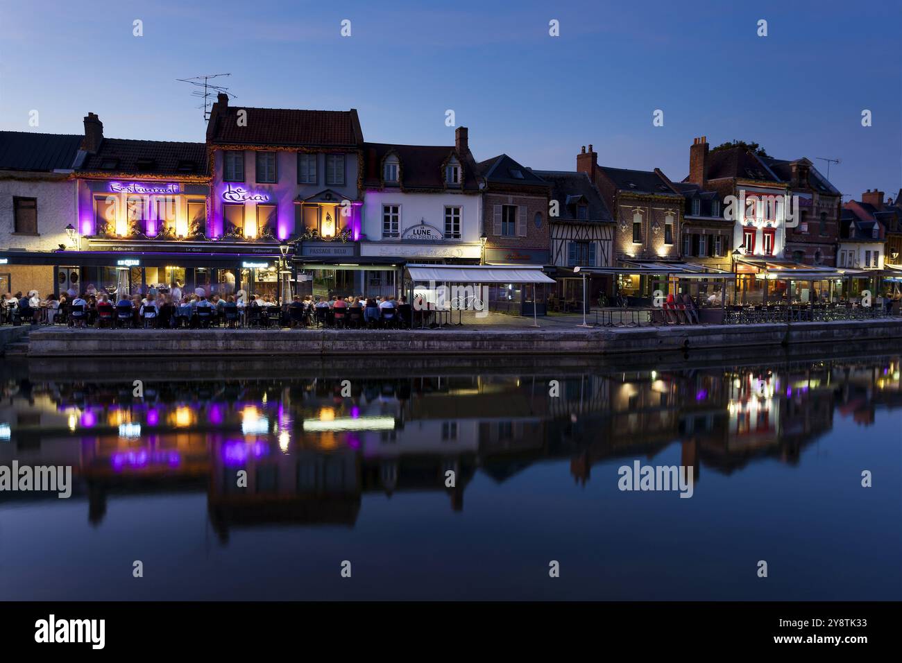 Distretto di St Leu, Amiens, dipartimento somme, regione Piccardia, Francia, Europa Foto Stock