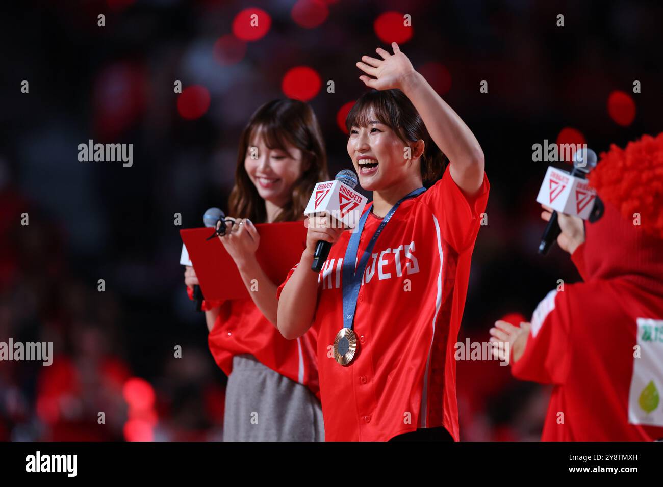 Chiba, Giappone. 6 ottobre 2024. Yui Susaki Basketball : 2024-25 B.. LEAGUE B1 gioco tra Chiba Jets e Utsunomiya BREX all'arena Lala Tokyo-Bay a Chiba, Giappone. Crediti: Naoki Morita/AFLO SPORT/Alamy Live News Foto Stock