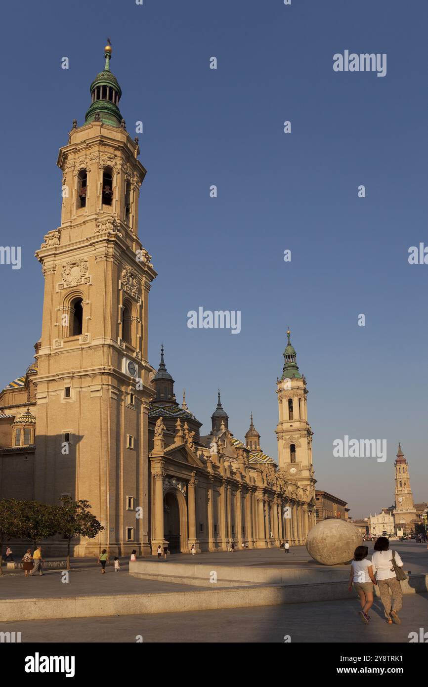 El Pilar, Saragozza, Spagna, Europa Foto Stock