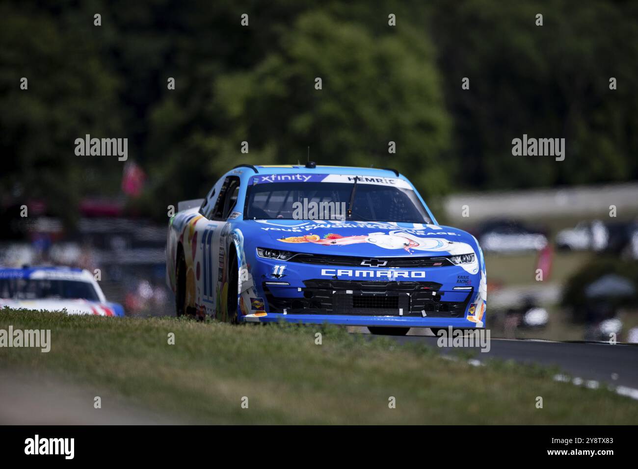 Daniel Hemric guida in pista durante la Road America 180 a Road America a Elkhart Lake, WISCONSIN Foto Stock