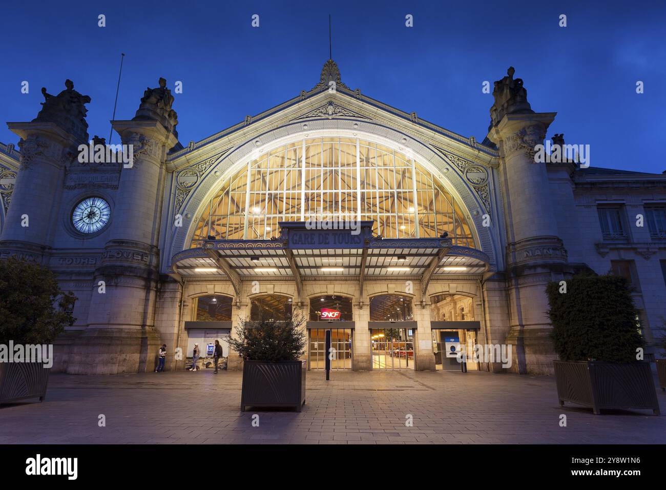 Tours station, Indre-et-Loire, Centre-Val de Loire, Francia, Europa Foto Stock