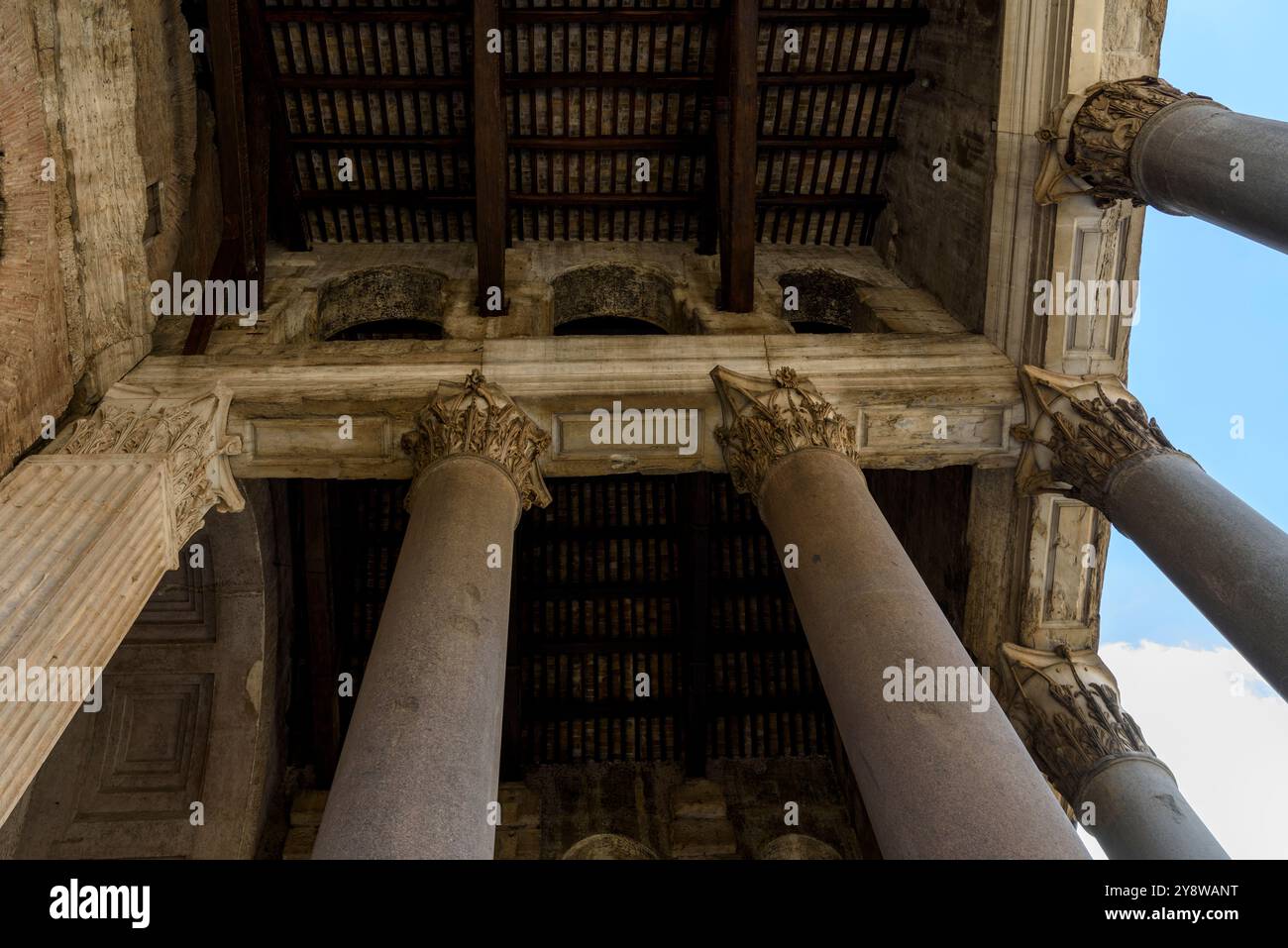 All'interno del Pantheon di Roma, Italia Foto Stock