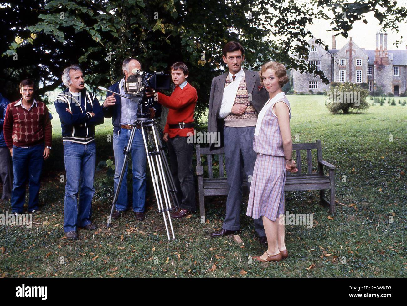 Cheryl Campbell sul set di "The Seven Dials" LWT Production 1980 Foto Stock