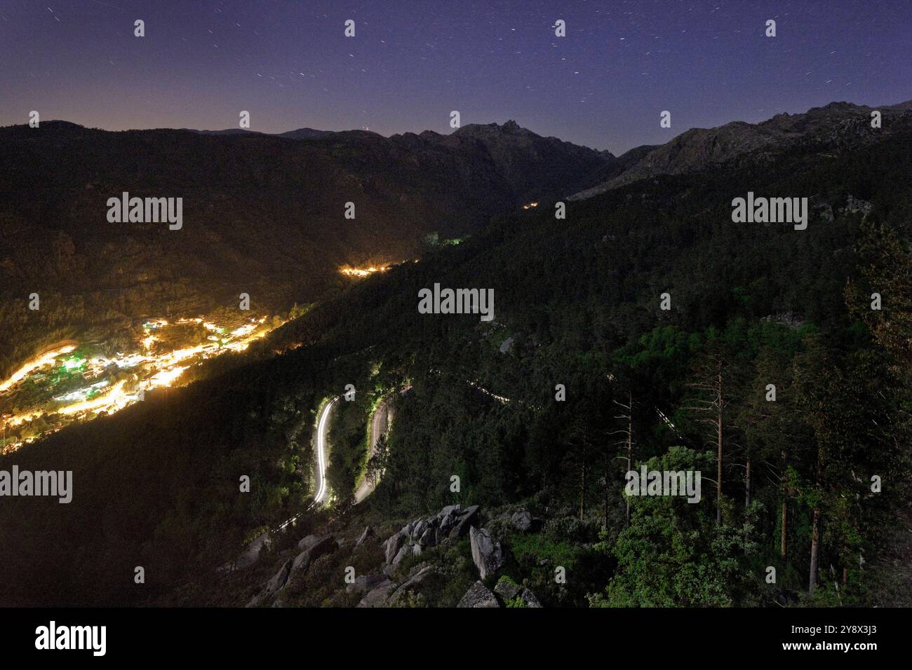 Geres Valley, Parco Nazionale Peneda-Geres, Portogallo. Foto Stock