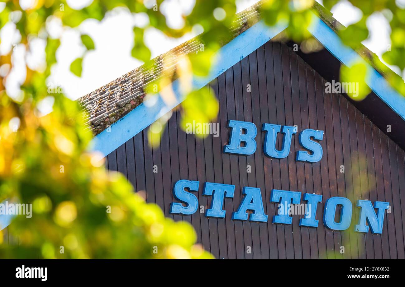 Centro di Perth, Scozia. La stazione degli autobus Foto Stock