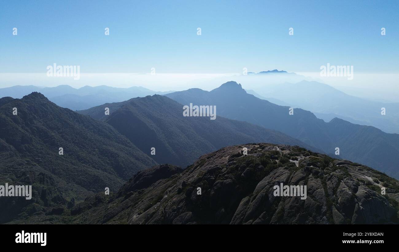 Pico dos Marins e Itaguaré - SP Foto Stock