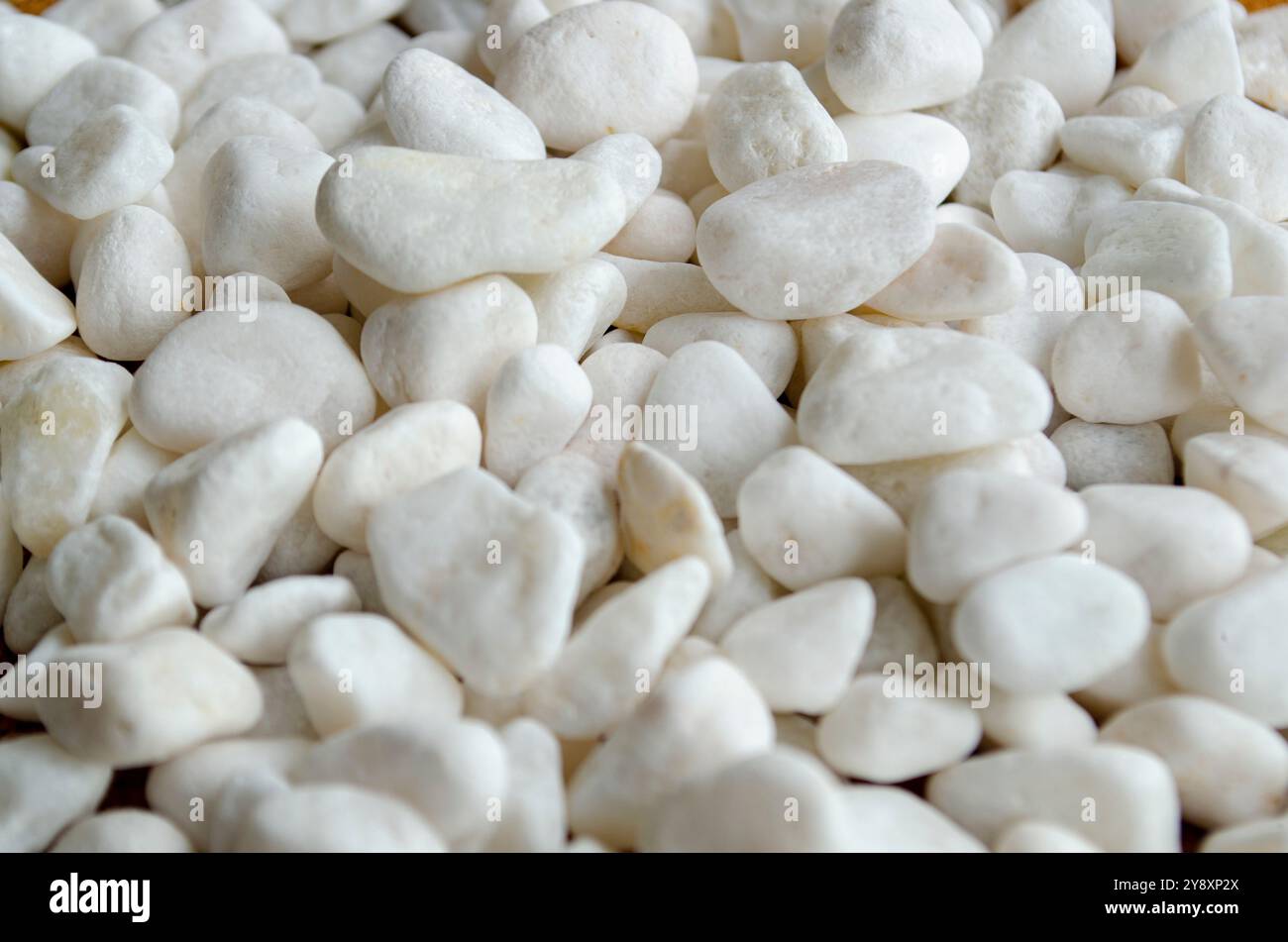 Pietre bianche adatte per la carta da parati o il design. Foto Stock