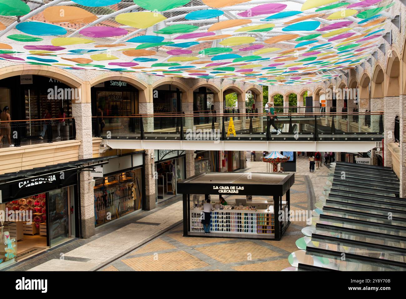 Il centro commerciale Forum di Aveiro, Portogallo Foto Stock